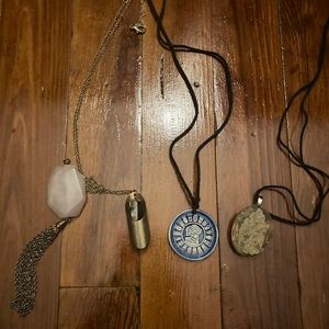 4 cute necklaces for sale